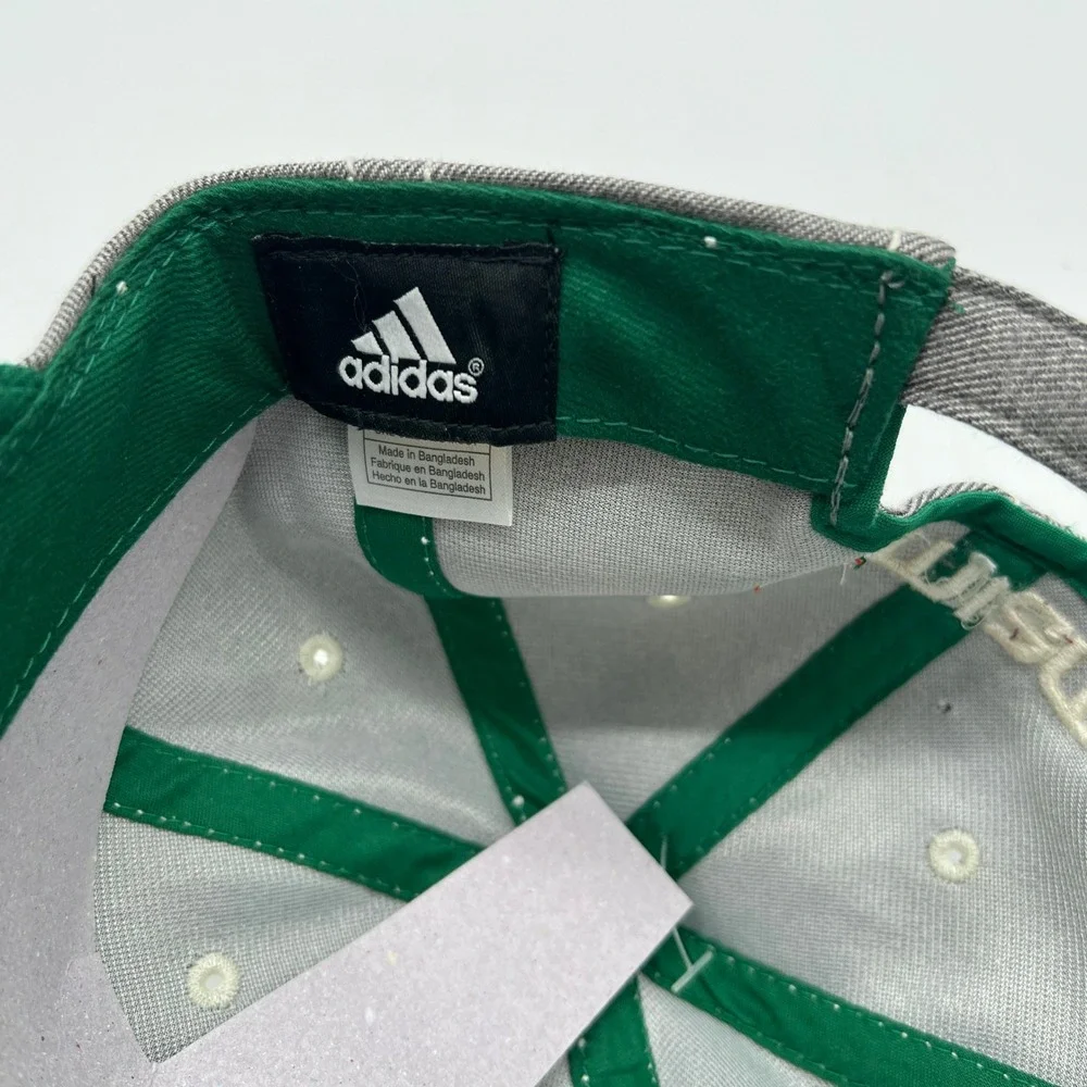 Adidas Miami Hurricanes Youth Hat Cap‎ Gray Green Orange Embroidered
